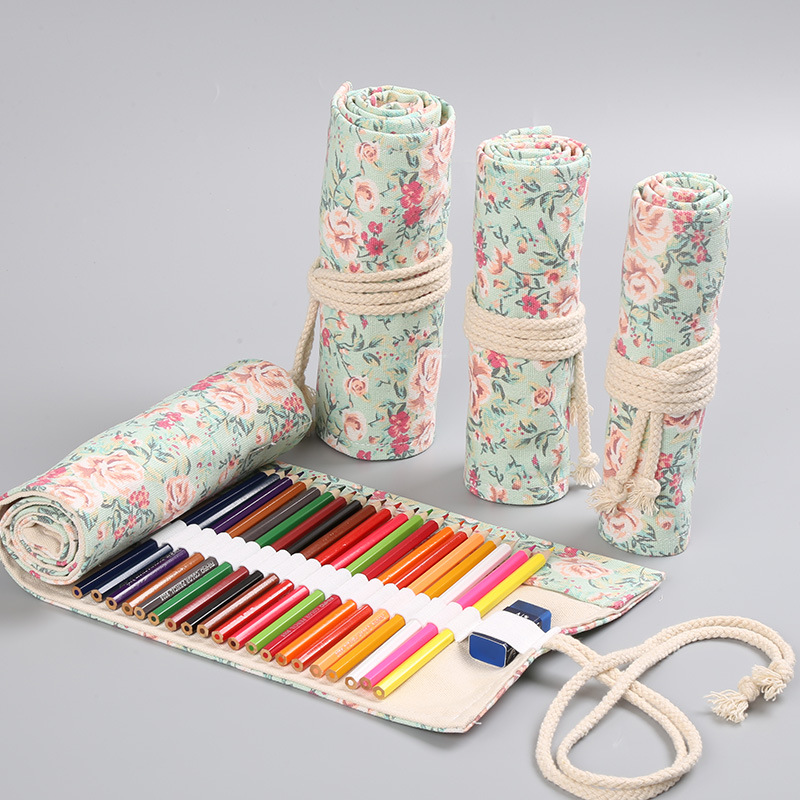 Stationery Supplier - 12/24/36/48/72 Lubang Kotak Pensil Gulung Kanvas