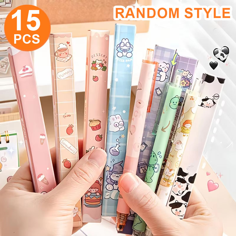 Stationery Supply Business - 15 Pulpen Gel dalam Kotak Kejutan,