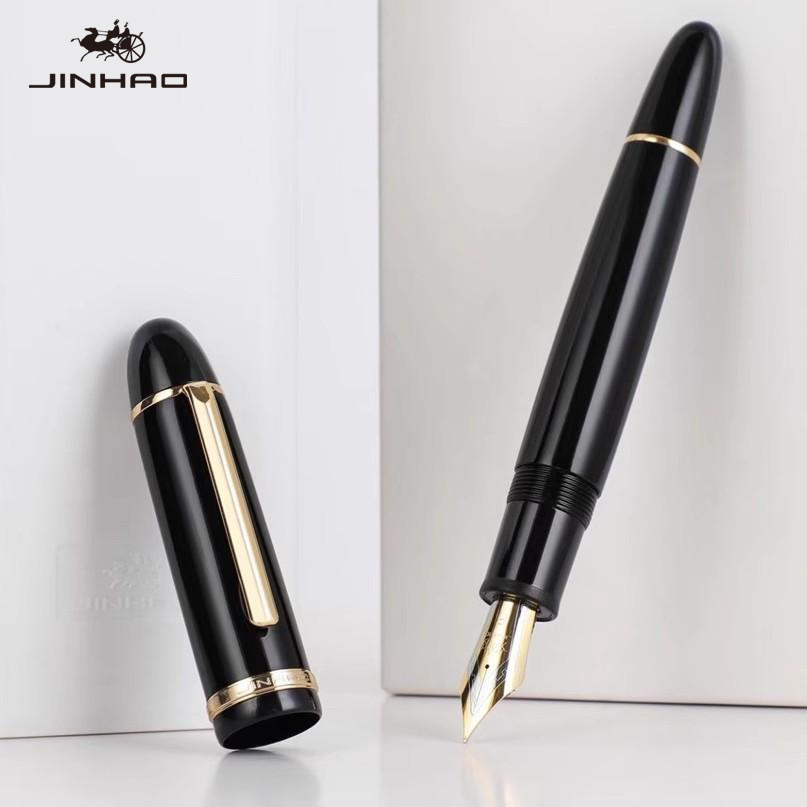 Stationery Supply Business - JINHAO X159 pulpen logam emas klip
