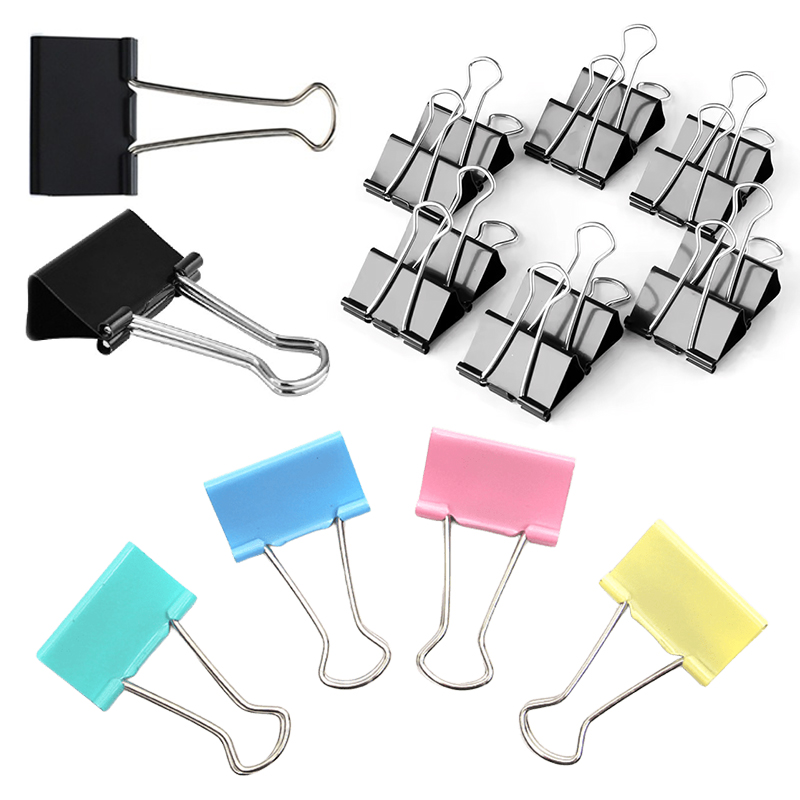 Supply Of Office Stationery - 10 Buah Klip Binder Logam Ukuran
