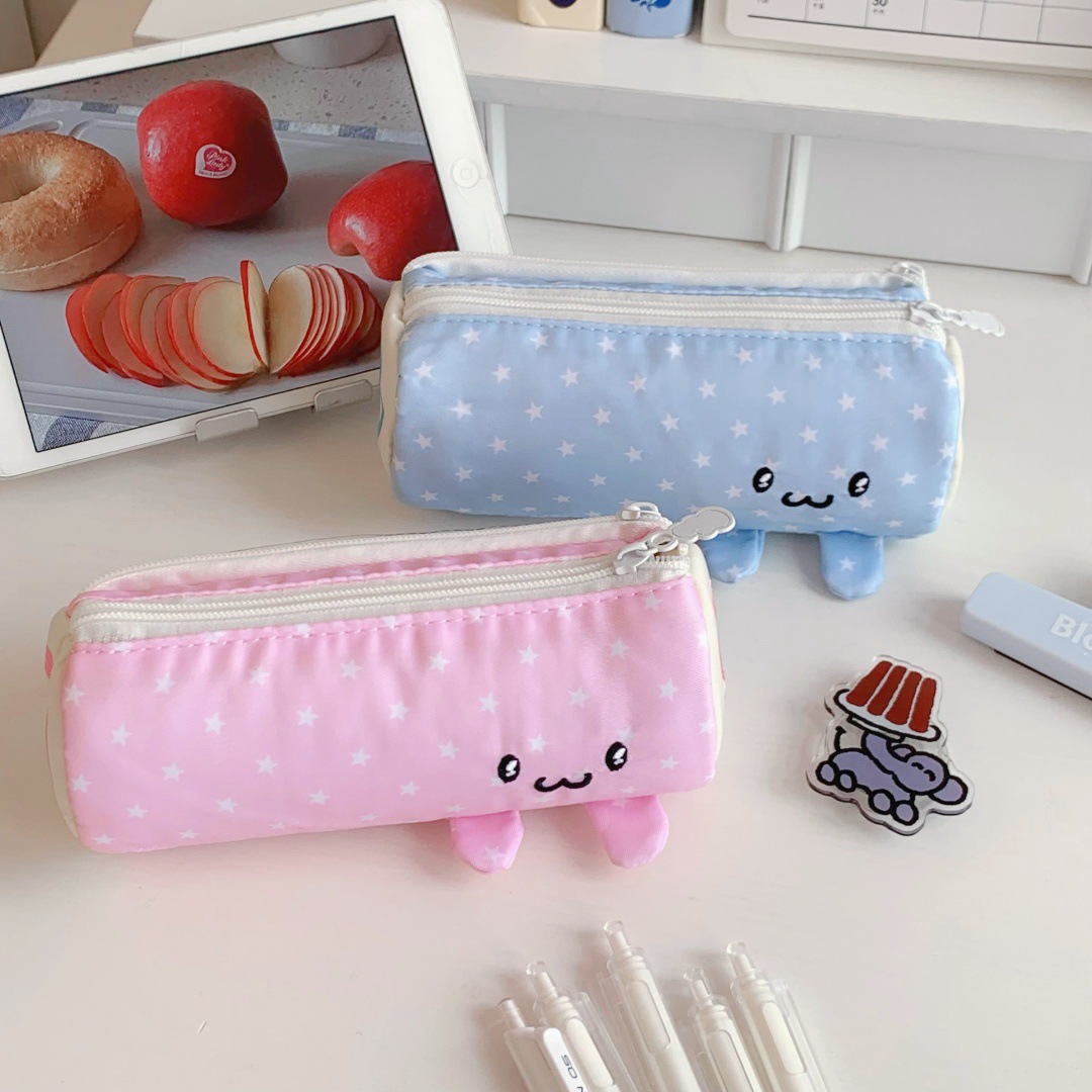 Pen Pouch Roll - Kotak Pensil Bentuk Kue Ikan Kartun