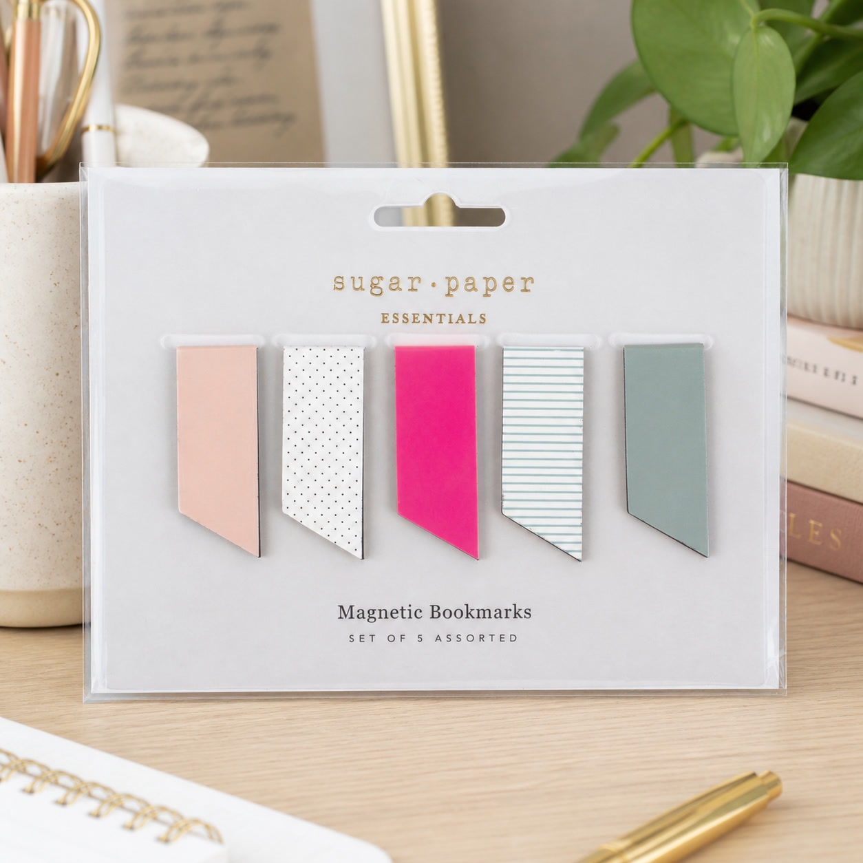 Paperclip Magnetic Set - Set Penanda Buku Magnetik Dengan Klip