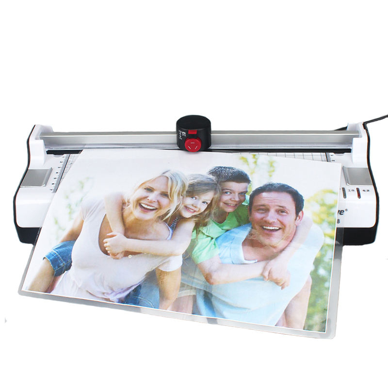Document Laminator Pouch - Mesin Laminasi A4 Mode Panas &