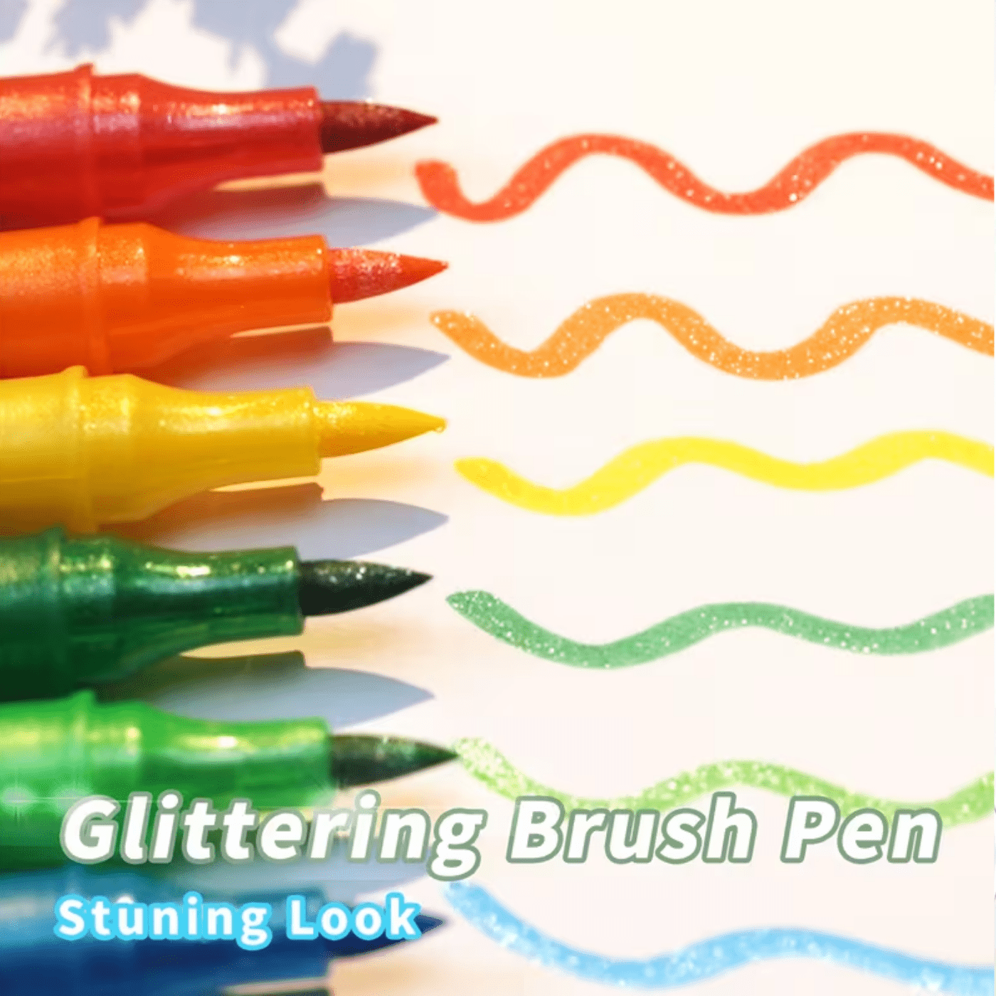 Pena Glitter Dua Ujung 24/48 W - Gel Ink Pen Set ulasan dan harga