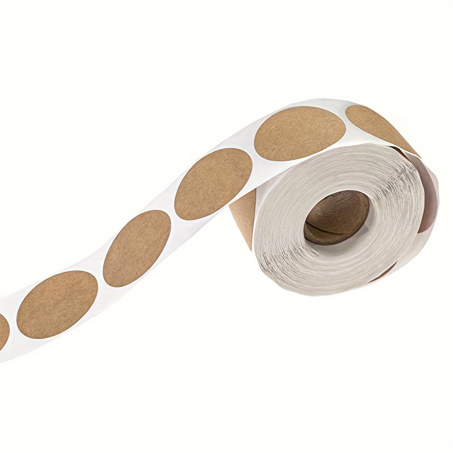 1-5 Rol Pita Stiker Nama Bulat - Label Printer Tape ulasan dan harga