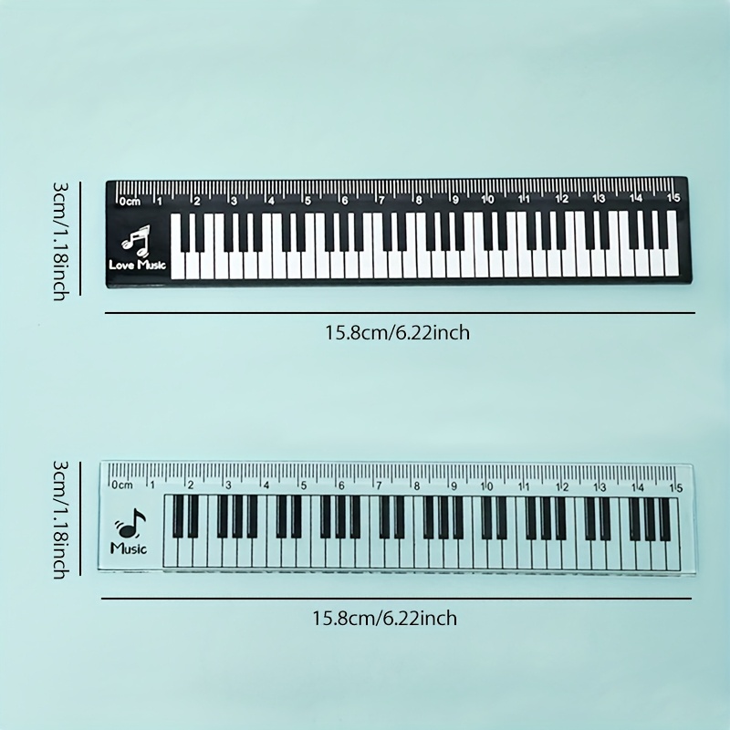 2 Buah/Set Penggaris Pola Keyb - Ruler Set Transparent ulasan dan harga