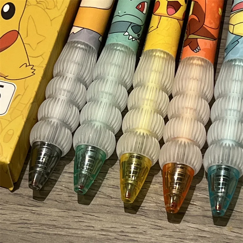 5 Buah Set Pena Gel Pikachu Pe - Gel Ink Pen Set ulasan dan harga