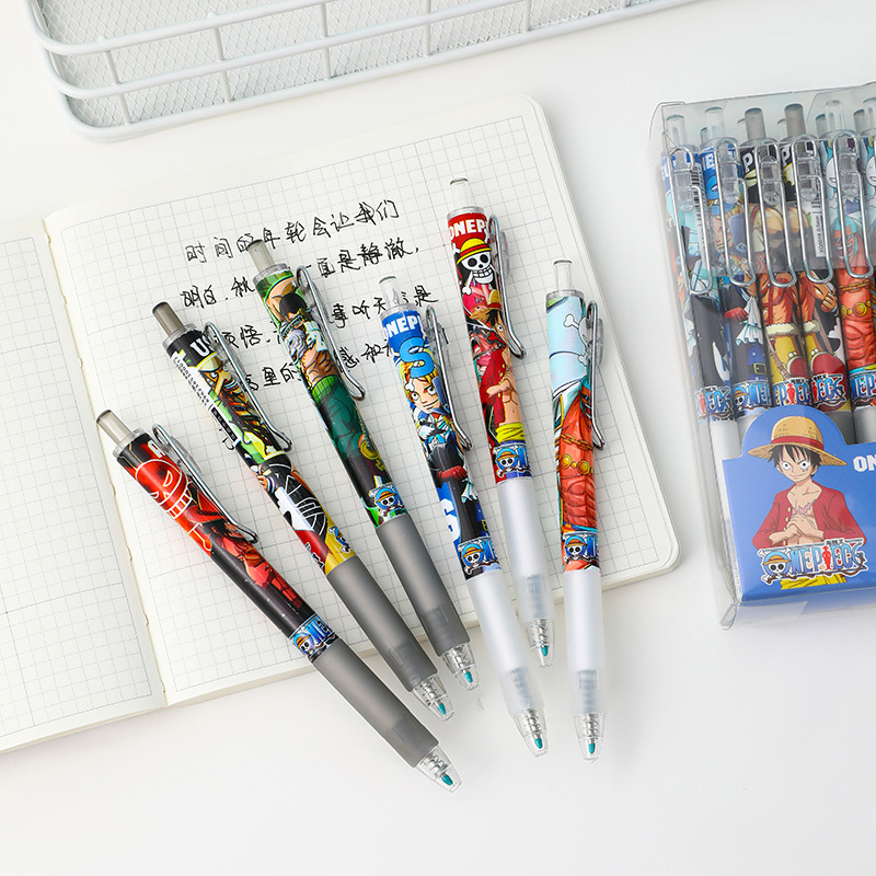 Anime One Piece 12/24 Buah Set - Gel Ink Pen Set ulasan dan harga