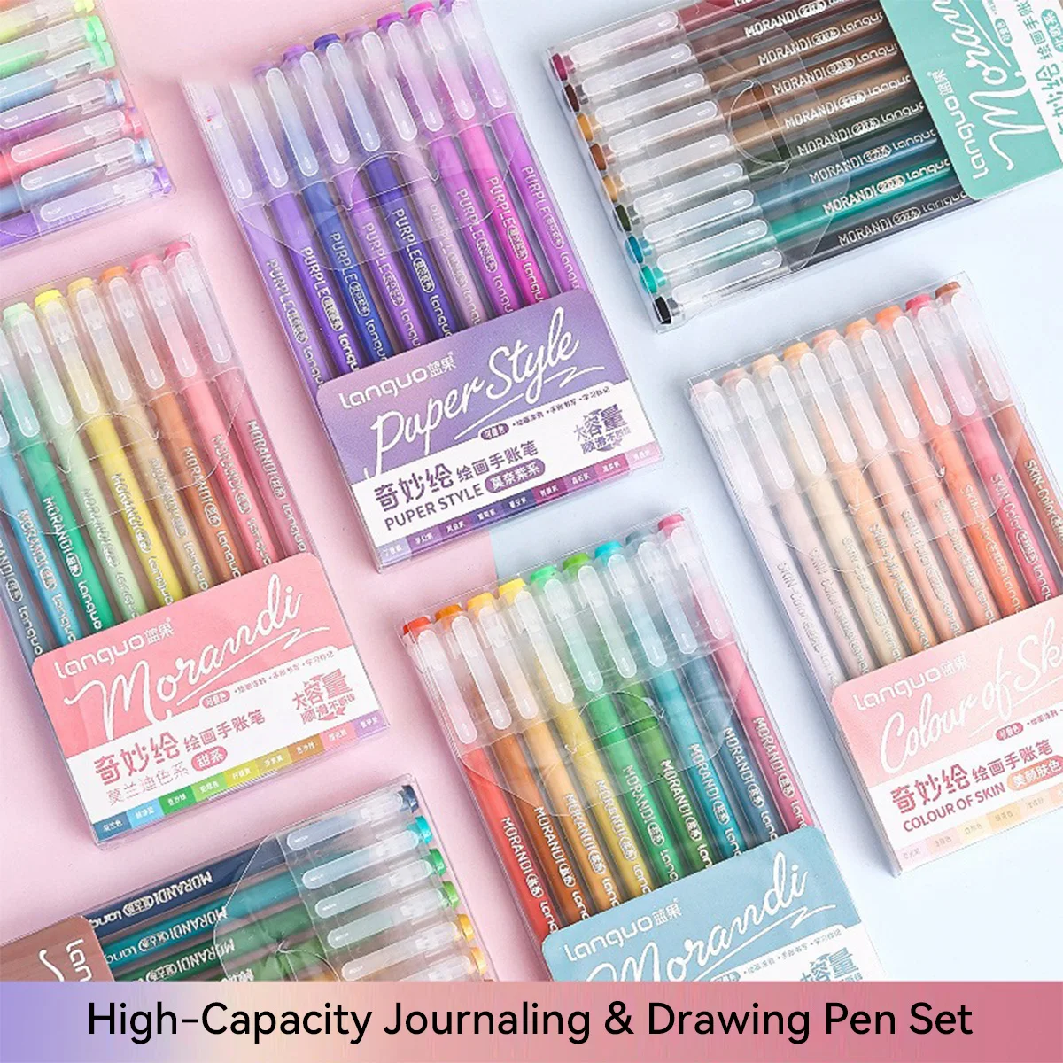 Set 9 Buah Pena Gel 0.5Mm Warn - Gel Ink Pen Set ulasan dan harga