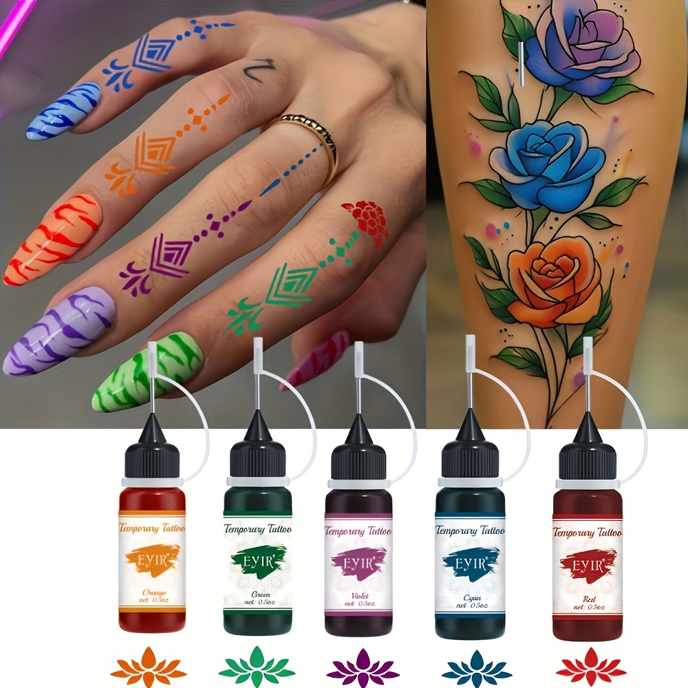 12 Warna Gel Tato Henna Sement - Gel Ink Pen Set ulasan dan harga