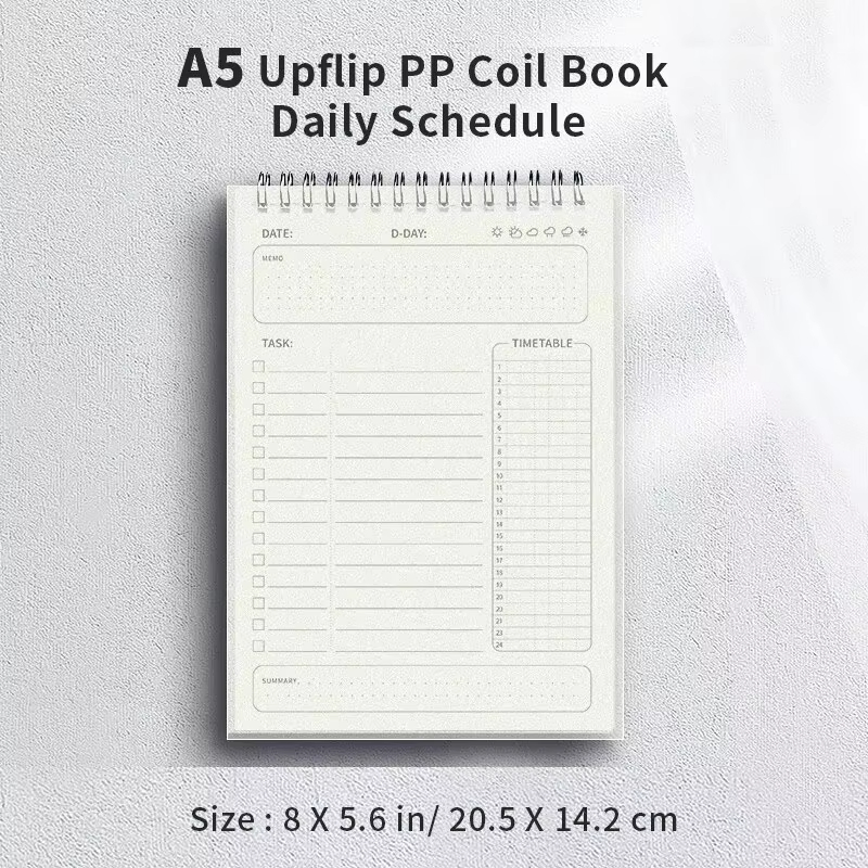1 Buah Agenda Perencana Spiral - Office Stationery Supply List ulasan dan harga