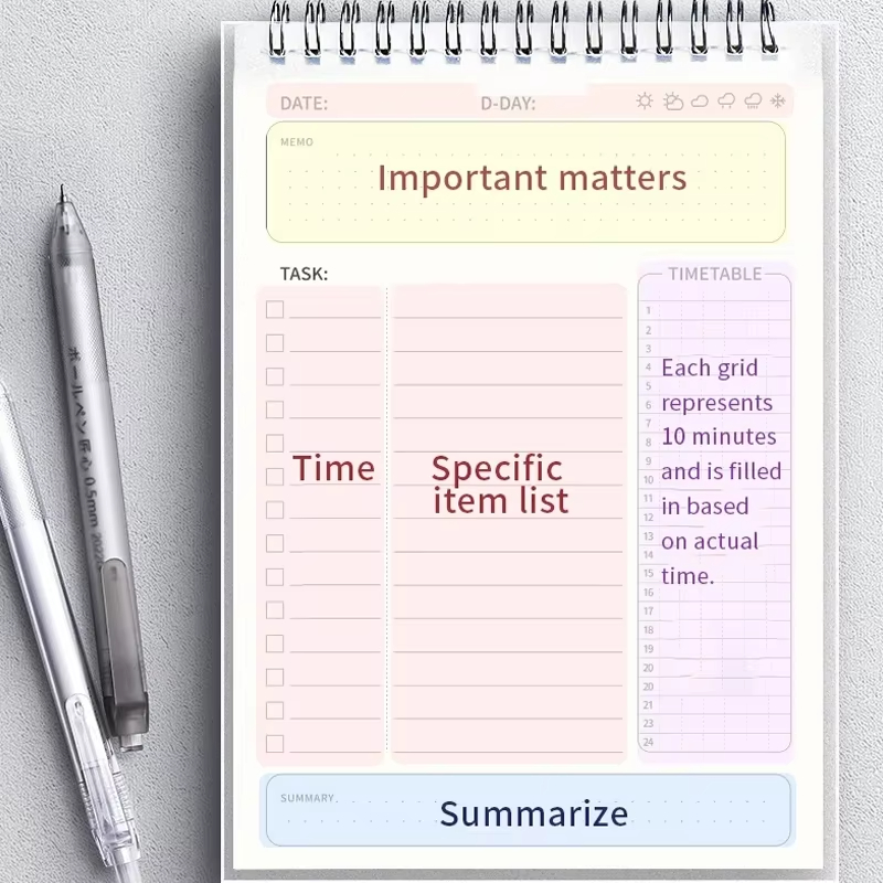 1 Buah Agenda Perencana Spiral - Office Stationery Supply List ulasan dan harga