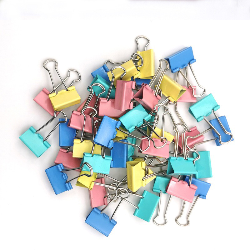 10 Buah Klip Binder Logam Ukur - Supply Of Office Stationery ulasan dan harga