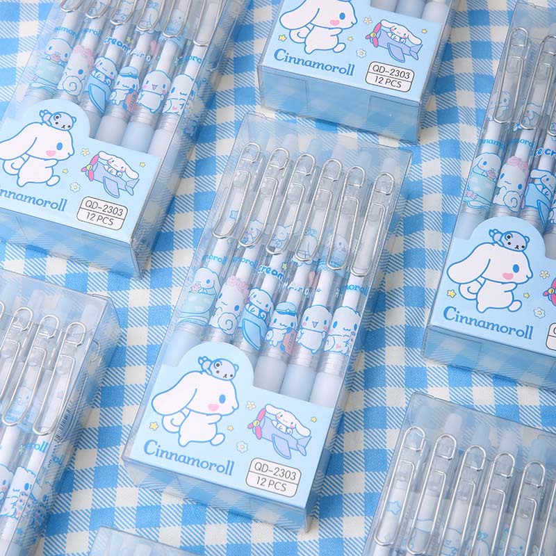 6-12 Buah Pena Gel 0.5MM Seri  - Stationery Supplier ulasan dan harga