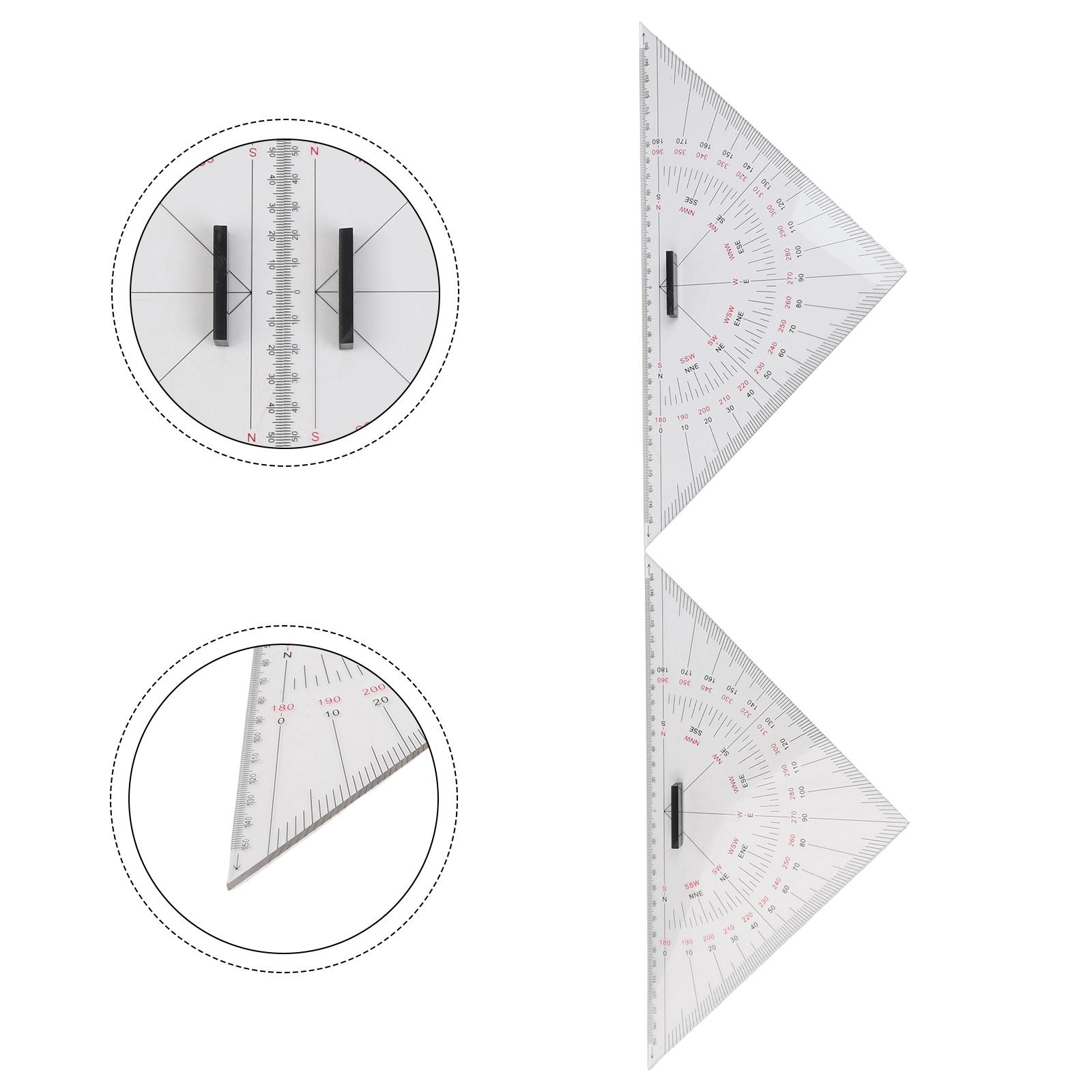 Set Penggaris Segitiga dan Bus - Ruler Set Transparent ulasan dan harga