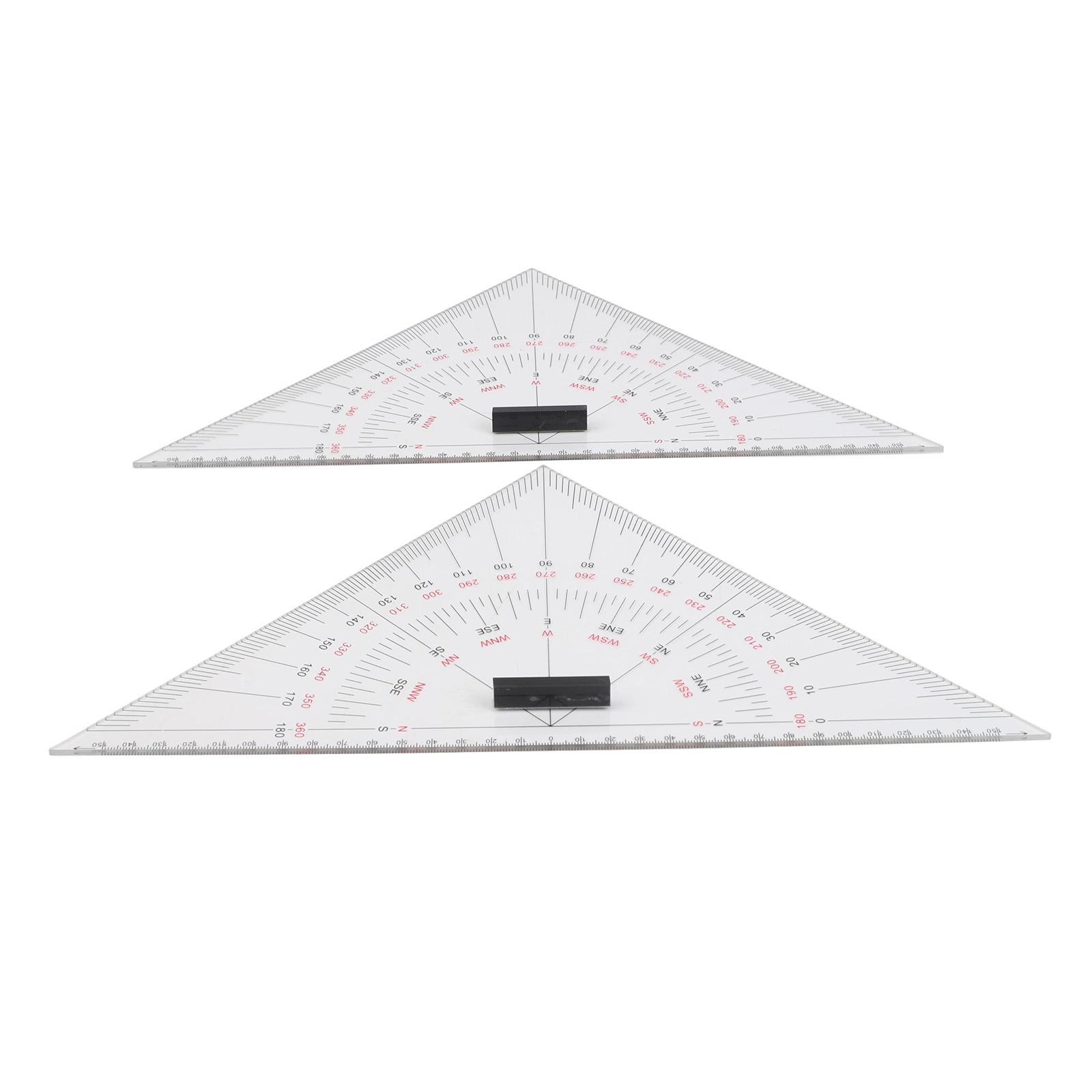Set Penggaris Segitiga dan Bus - Ruler Set Transparent ulasan dan harga