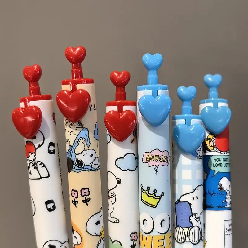 6 Pcs Set Pulpen Gel Snoopy 0. - Gel Ink Pen Set ulasan dan harga